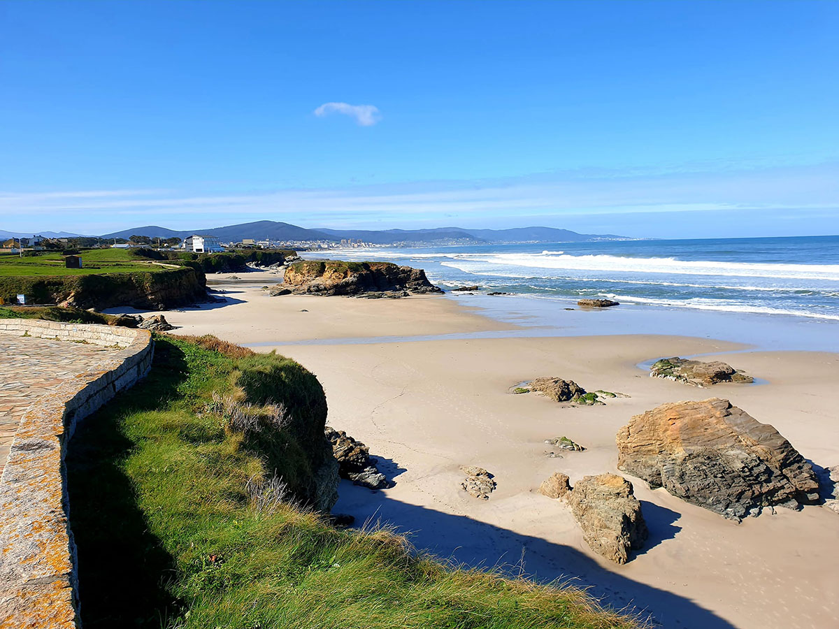 Grandes arenales para poder pasear kilómetros.